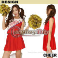 Whloesale Custom made red Cheerleading costume for girls